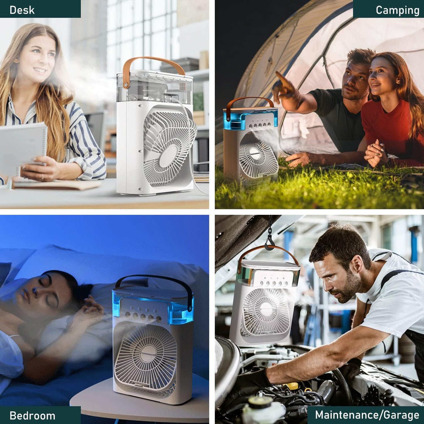 Mini Air Conditioner Fan - Fusion Auraarabic-aura-watch-side-view