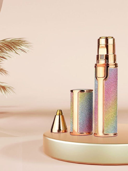 2-in-1 Eyebrow Trimmer & Facial Hair Shaver for Women – Rechargeable, Painless & Precise Beauty tool