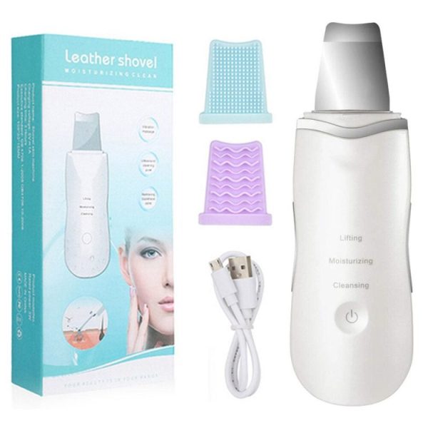 Ultrasonic Blackhead Removal Device – Rechargeable Skin Scrubber & Deep Cleansing Facial Cleaner