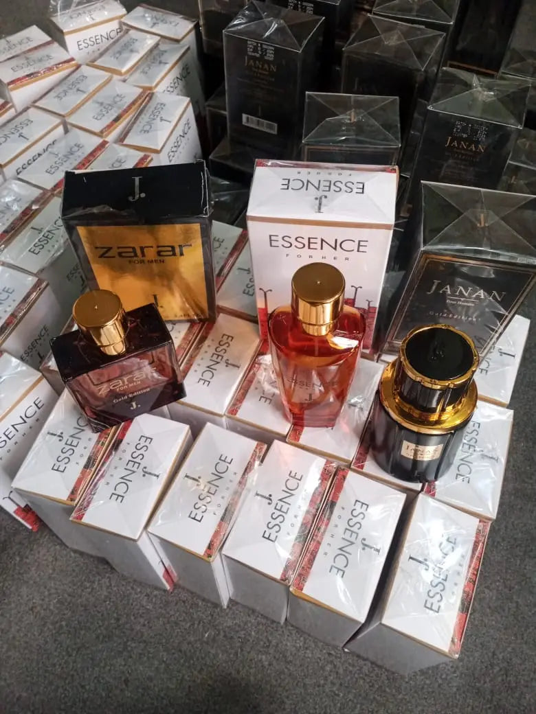 Janan perfume Pack Of 2 (E+J) With Free Delivery. - Fusion Auraarabic-aura-watch-side-view