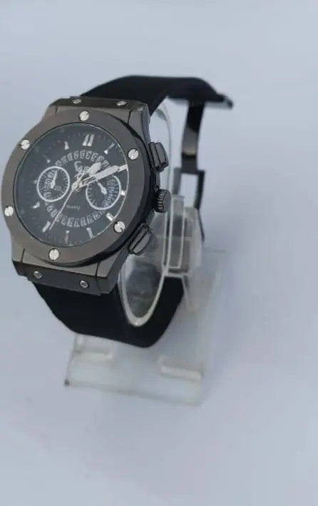 Hublot Leather  fancy dial - Fusion Auraarabic-aura-watch-side-view