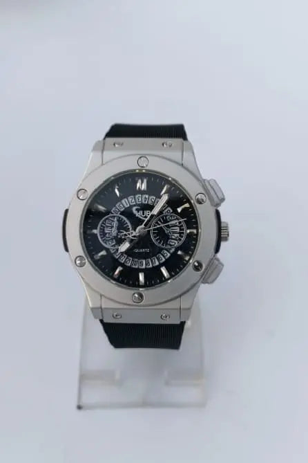 Hublot Leather  fancy dial - Fusion Auraarabic-aura-watch-side-view