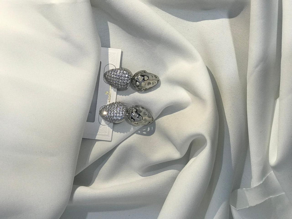 OVAL SILVER EARRINGS