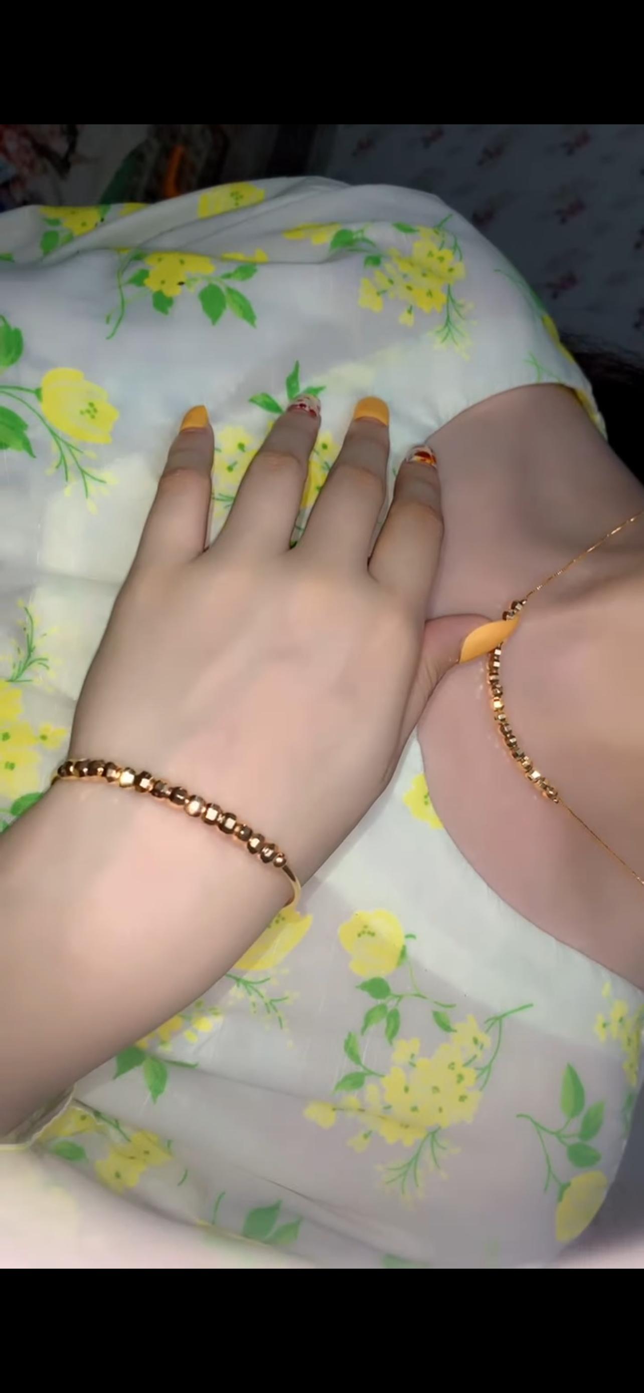 Elegant Gold-Colored China Locket, Bracelet & Earrings Set