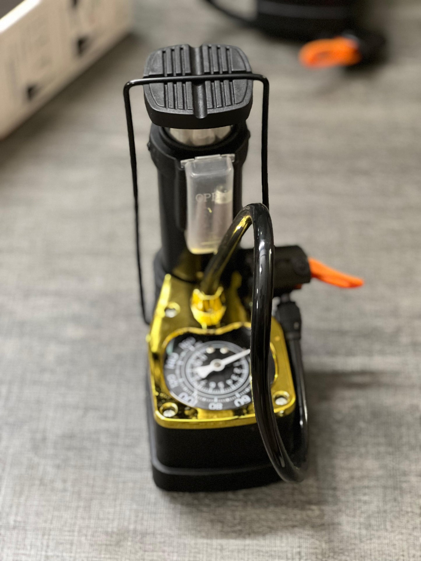 Foot Air Pump with Gauge