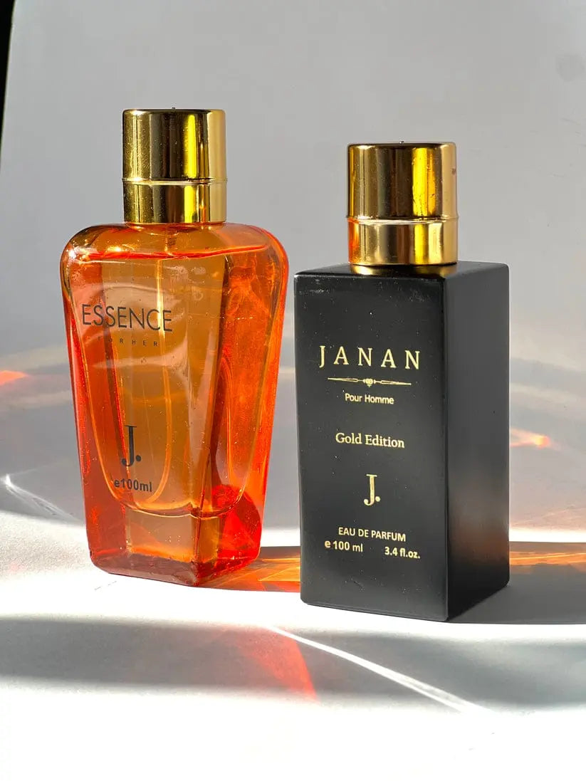 Janan perfume Pack Of 2 (E+J) With Free Delivery. - Fusion Auraarabic-aura-watch-side-view