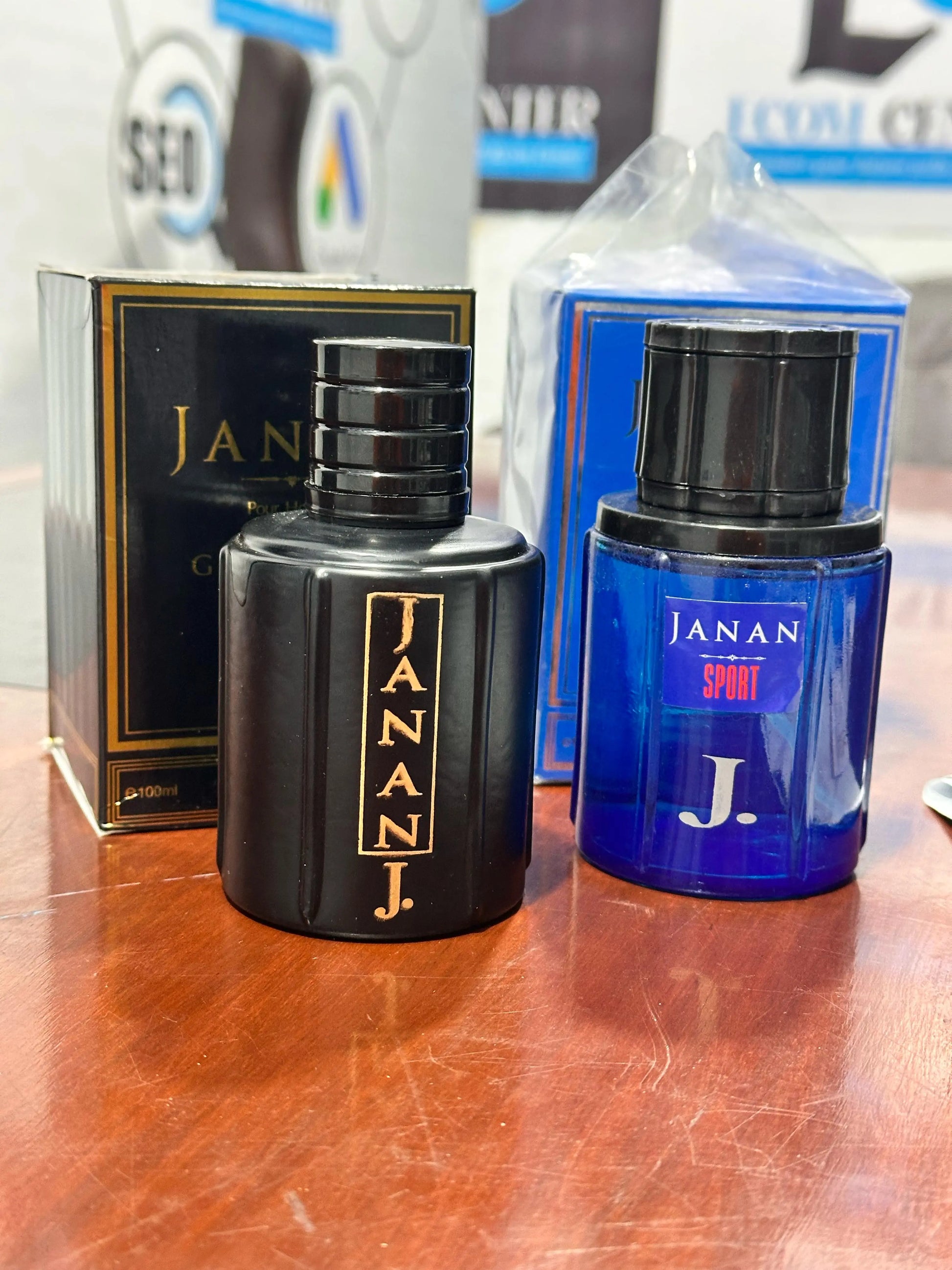Janan perfume Pack Of 2 (E+J) With Free Delivery. - Fusion Auraarabic-aura-watch-side-view